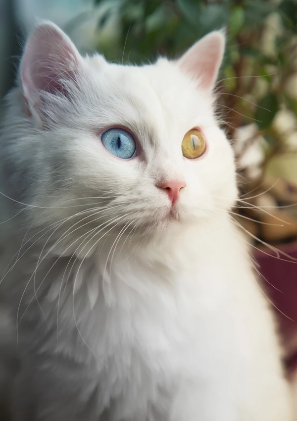 Гетерохромия, разный цвет глаз у кошек